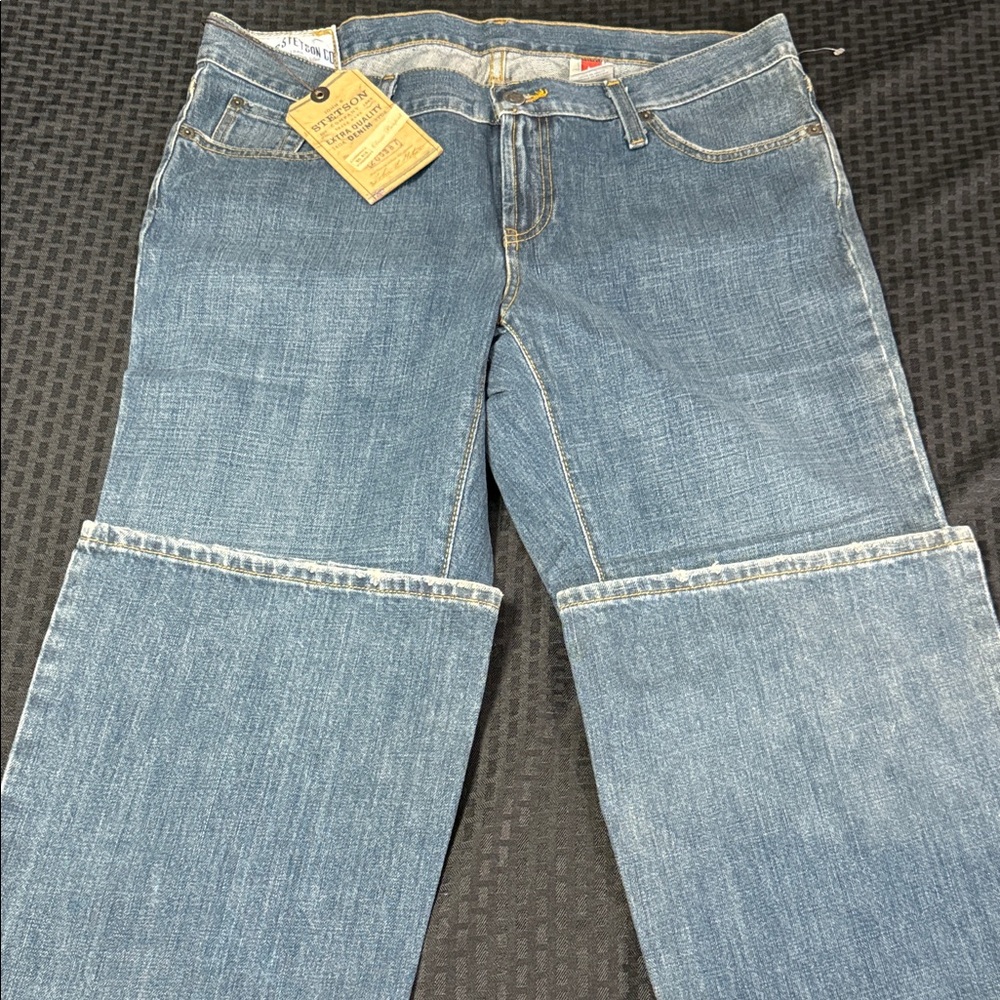 Stetson Denim Blue Classic Bootcut Jeans Size 16 XL NWT